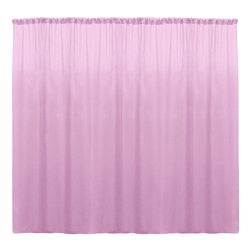 Backdrop Drape Curtain 10 Feet Wide x 15 Feet High, Polyester Poplin SEAMLESS 1 Panel.