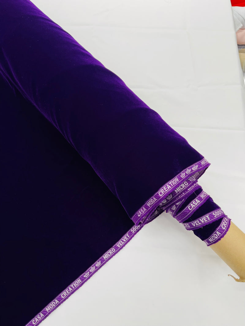 Micro Velvet Fabric/54 Wide /Sold By The Yard.