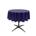 60" ROUND POLY POPLIN SEAMLESS TABLECLOTH