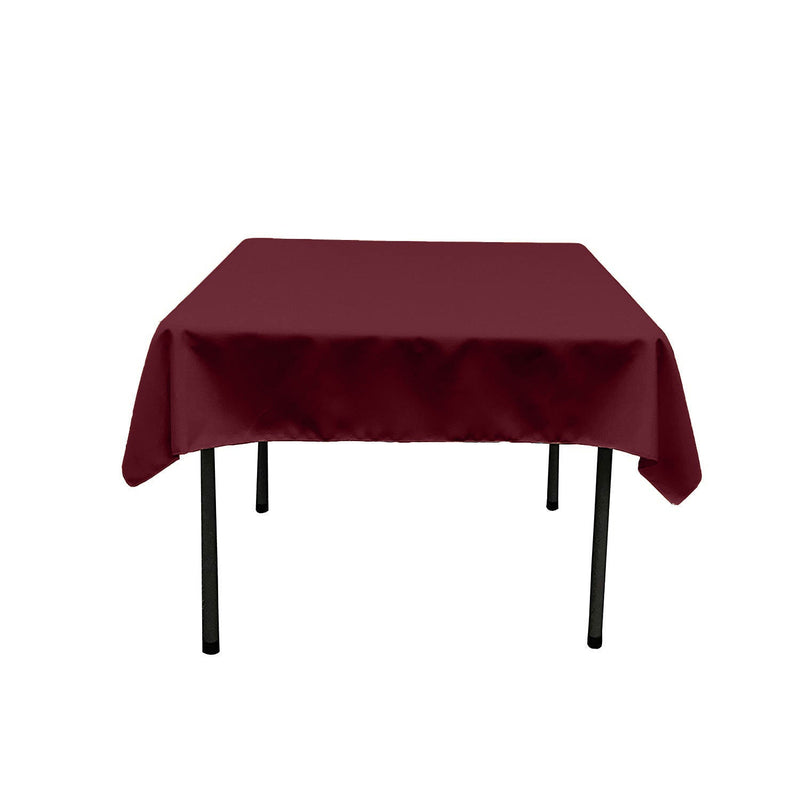 48"x48"SQUARE POLY POPLIN TABLECLOTH