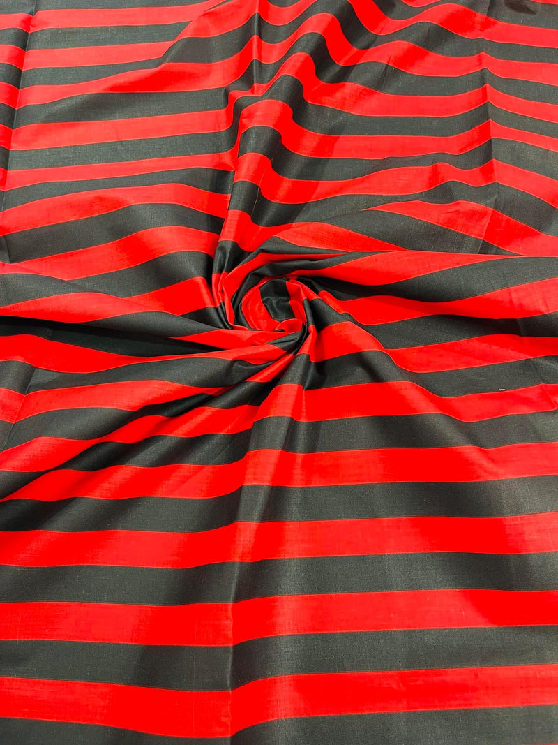 STRIPE POLY COTTON (by the yard)