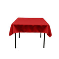 51" SQUARE POLY POPLIN TABLECLOTH