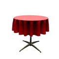 60" ROUND POLY POPLIN SEAMLESS TABLECLOTH