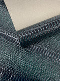 Cobra Snake Shiny Vinyl 3D Embossed Fabric / 2 Tone Cobra Snake Vinyl Leather 54" Wide