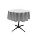 60" ROUND POLY POPLIN SEAMLESS TABLECLOTH