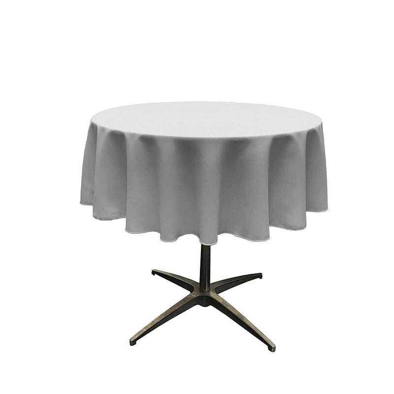 60" ROUND POLY POPLIN SEAMLESS TABLECLOTH