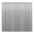 Backdrop Drape Curtain 10 Feet Wide x 20 Feet High, Polyester Poplin SEAMLESS 1 Panel.