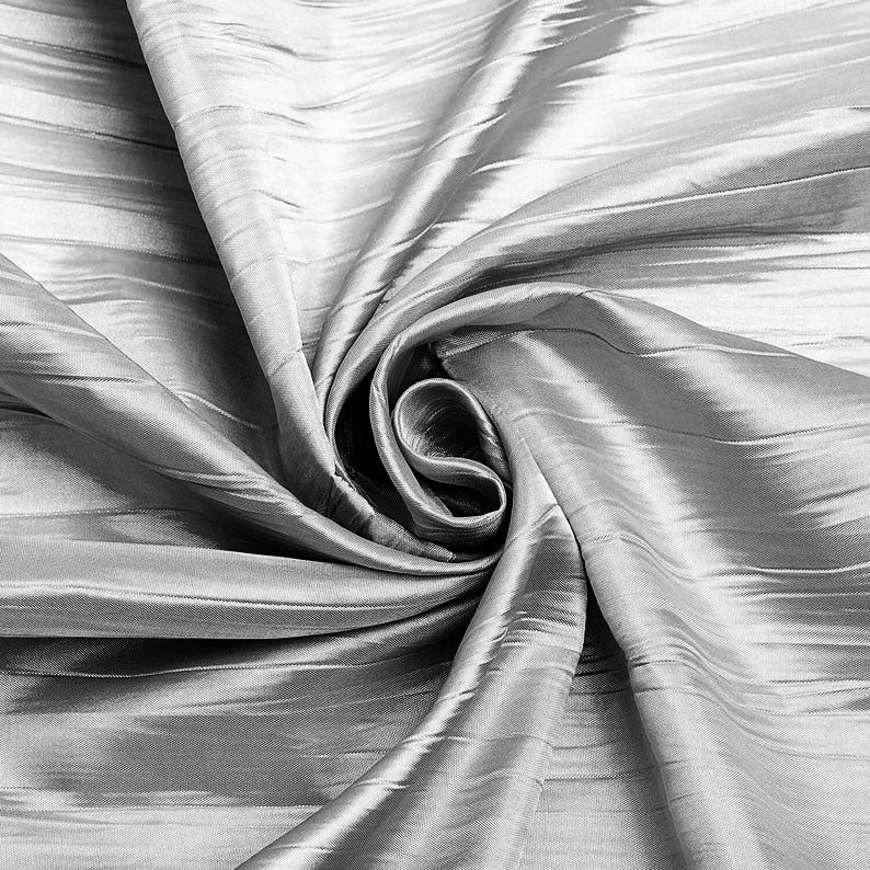 CRUSHED TAFFETA FABRIC (by the yard)