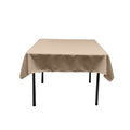 54" SQUARE POLY POPLIN TABLECLOTH