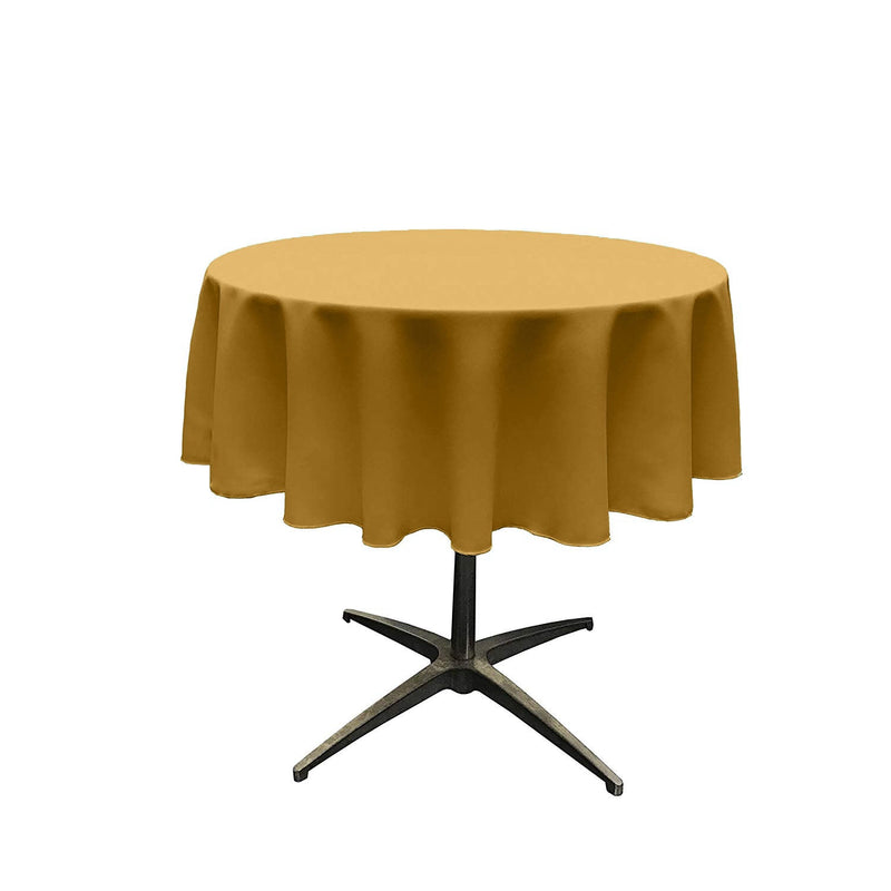 60" ROUND POLY POPLIN SEAMLESS TABLECLOTH