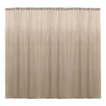 Backdrop Drape Curtain 10 Feet Wide x 8 Feet High, Polyester Poplin SEAMLESS 1 Panel.