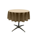 60" ROUND POLY POPLIN SEAMLESS TABLECLOTH