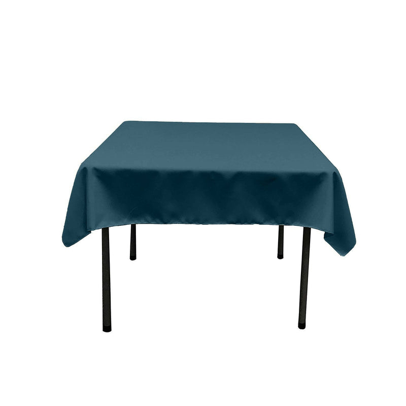 51" SQUARE POLY POPLIN TABLECLOTH