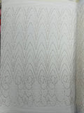 Luxury Chain Geometric Beaded Lace, by The Yard.