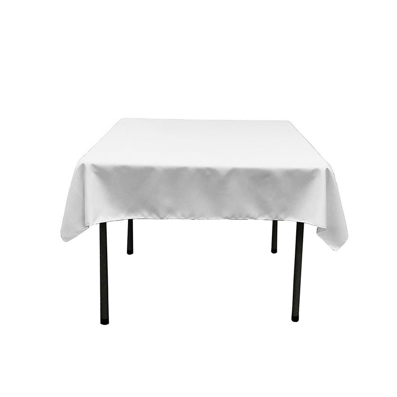 51" SQUARE POLY POPLIN TABLECLOTH