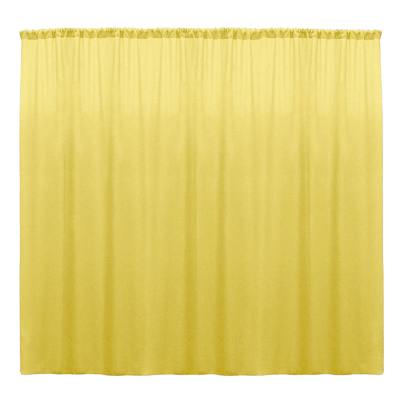 Backdrop Drape Curtain 10 Feet Wide x 9 Feet High, Polyester Poplin SEAMLESS 1 Panel.