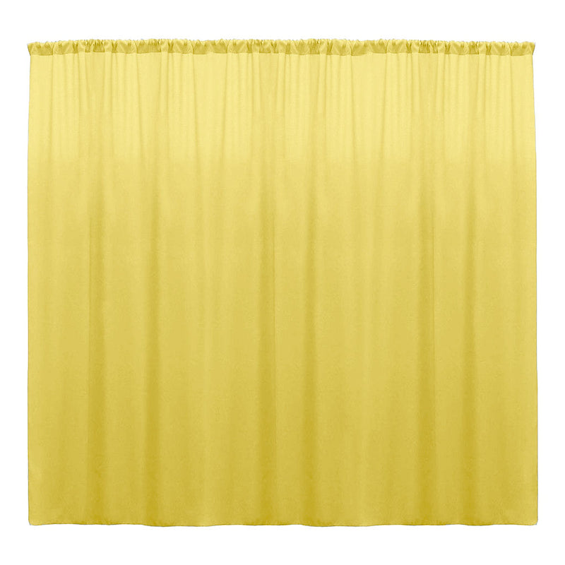 Backdrop Drape Curtain 10 Feet Wide x 15 Feet High, Polyester Poplin SEAMLESS 1 Panel.