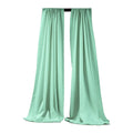 Backdrop Drape Curtain 5 Feet Wide x 8 Feet High, Polyester Poplin SEAMLESS 1 SETS.