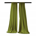 Backdrop Drape Curtain 5 Feet Wide x 9 Feet High, Polyester Poplin SEAMLESS 1 SETS.