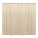 Backdrop Drape Curtain 10 Feet Wide x 10 Feet High, Polyester Poplin SEAMLESS 1 Panel. - New Creations Fabric & Foam Inc