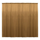 Backdrop Drape Curtain 10 Feet Wide x 10 Feet High, Polyester Poplin SEAMLESS 1 Panel. - New Creations Fabric & Foam Inc
