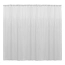 Backdrop Drape Curtain 10 Feet Wide x 10 Feet High, Polyester Poplin SEAMLESS 1 Panel. - New Creations Fabric & Foam Inc
