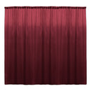 Backdrop Drape Curtain 10 Feet Wide x 15 Feet High, Polyester Poplin SEAMLESS 1 Panel. - New Creations Fabric & Foam Inc