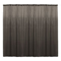 Backdrop Drape Curtain 10 Feet Wide x 15 Feet High, Polyester Poplin SEAMLESS 1 Panel. - New Creations Fabric & Foam Inc