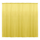 Backdrop Drape Curtain 10 Feet Wide x 15 Feet High, Polyester Poplin SEAMLESS 1 Panel. - New Creations Fabric & Foam Inc