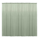 Backdrop Drape Curtain 10 Feet Wide x 15 Feet High, Polyester Poplin SEAMLESS 1 Panel. - New Creations Fabric & Foam Inc