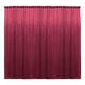 Backdrop Drape Curtain 10 Feet Wide x 20 Feet High, Polyester Poplin SEAMLESS 1 Panel. - New Creations Fabric & Foam Inc