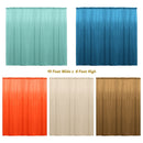 Backdrop Drape Curtain 10 Feet Wide x 6 Feet High, Polyester Poplin SEAMLESS 1 Panel. - New Creations Fabric & Foam Inc