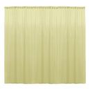 Backdrop Drape Curtain 10 Feet Wide x 6 Feet High, Polyester Poplin SEAMLESS 1 Panel. - New Creations Fabric & Foam Inc