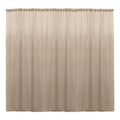 Backdrop Drape Curtain 10 Feet Wide x 6 Feet High, Polyester Poplin SEAMLESS 1 Panel. - New Creations Fabric & Foam Inc