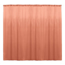 Backdrop Drape Curtain 10 Feet Wide x 6 Feet High, Polyester Poplin SEAMLESS 1 Panel. - New Creations Fabric & Foam Inc