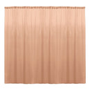 Backdrop Drape Curtain 10 Feet Wide x 6 Feet High, Polyester Poplin SEAMLESS 1 Panel. - New Creations Fabric & Foam Inc