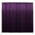 Backdrop Drape Curtain 10 Feet Wide x 8 Feet High, Polyester Poplin SEAMLESS 1 Panel. - New Creations Fabric & Foam Inc