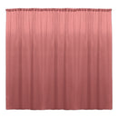 Backdrop Drape Curtain 10 Feet Wide x 8 Feet High, Polyester Poplin SEAMLESS 1 Panel. - New Creations Fabric & Foam Inc