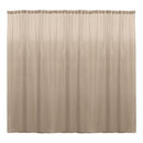 Backdrop Drape Curtain 10 Feet Wide x 8 Feet High, Polyester Poplin SEAMLESS 1 Panel. - New Creations Fabric & Foam Inc