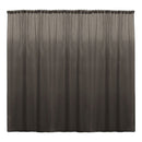 Backdrop Drape Curtain 10 Feet Wide x 9 Feet High, Polyester Poplin SEAMLESS 1 Panel. - New Creations Fabric & Foam Inc