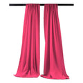 Backdrop Drape Curtain 5 Feet Wide x 10 Feet High, Polyester Poplin SEAMLESS 1 SETS. - New Creations Fabric & Foam Inc