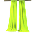 Backdrop Drape Curtain 5 Feet Wide x 10 Feet High, Polyester Poplin SEAMLESS 1 SETS. - New Creations Fabric & Foam Inc