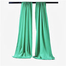 Backdrop Drape Curtain 5 Feet Wide x 10 Feet High, Polyester Poplin SEAMLESS 1 SETS. - New Creations Fabric & Foam Inc