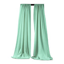 Backdrop Drape Curtain 5 Feet Wide x 15 Feet High, Polyester Poplin SEAMLESS 1 SETS. - New Creations Fabric & Foam Inc
