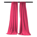 Backdrop Drape Curtain 5 Feet Wide x 20 Feet High, Polyester Poplin SEAMLESS 1 SETS. - New Creations Fabric & Foam Inc