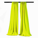 Backdrop Drape Curtain 5 Feet Wide x 8 Feet High, Polyester Poplin SEAMLESS 1 SETS. - New Creations Fabric & Foam Inc