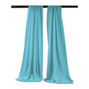 Backdrop Drape Curtain 5 Feet Wide x 8 Feet High, Polyester Poplin SEAMLESS 1 SETS. - New Creations Fabric & Foam Inc