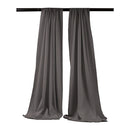Backdrop Drape Curtain 5 Feet Wide x 9 Feet High, Polyester Poplin SEAMLESS 1 SETS. - New Creations Fabric & Foam Inc