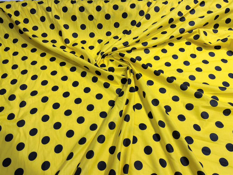 POLKA DOT POLY COTTON (by the yard)