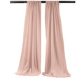 Backdrop Drape Curtain 5 Feet Wide x 9 Feet High, Polyester Poplin SEAMLESS 1 SETS.